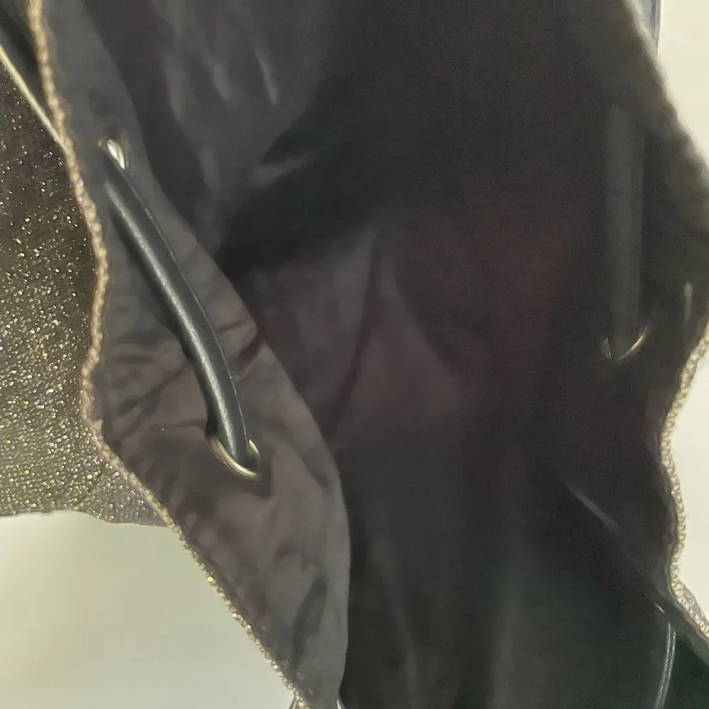 Victoria’s Secret Charcoal Gray Drawstring Backpack - Picture 5 of 7